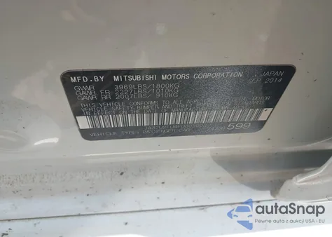 2015 Mitsubishi Lancer Es from USA, damaged, VIN JA32U2FU4FU005902